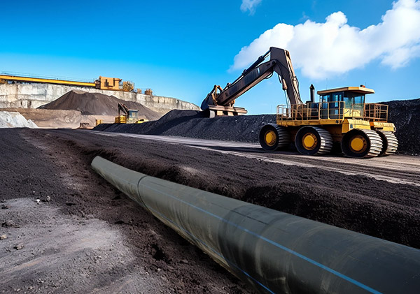 Mine transportation pipelines