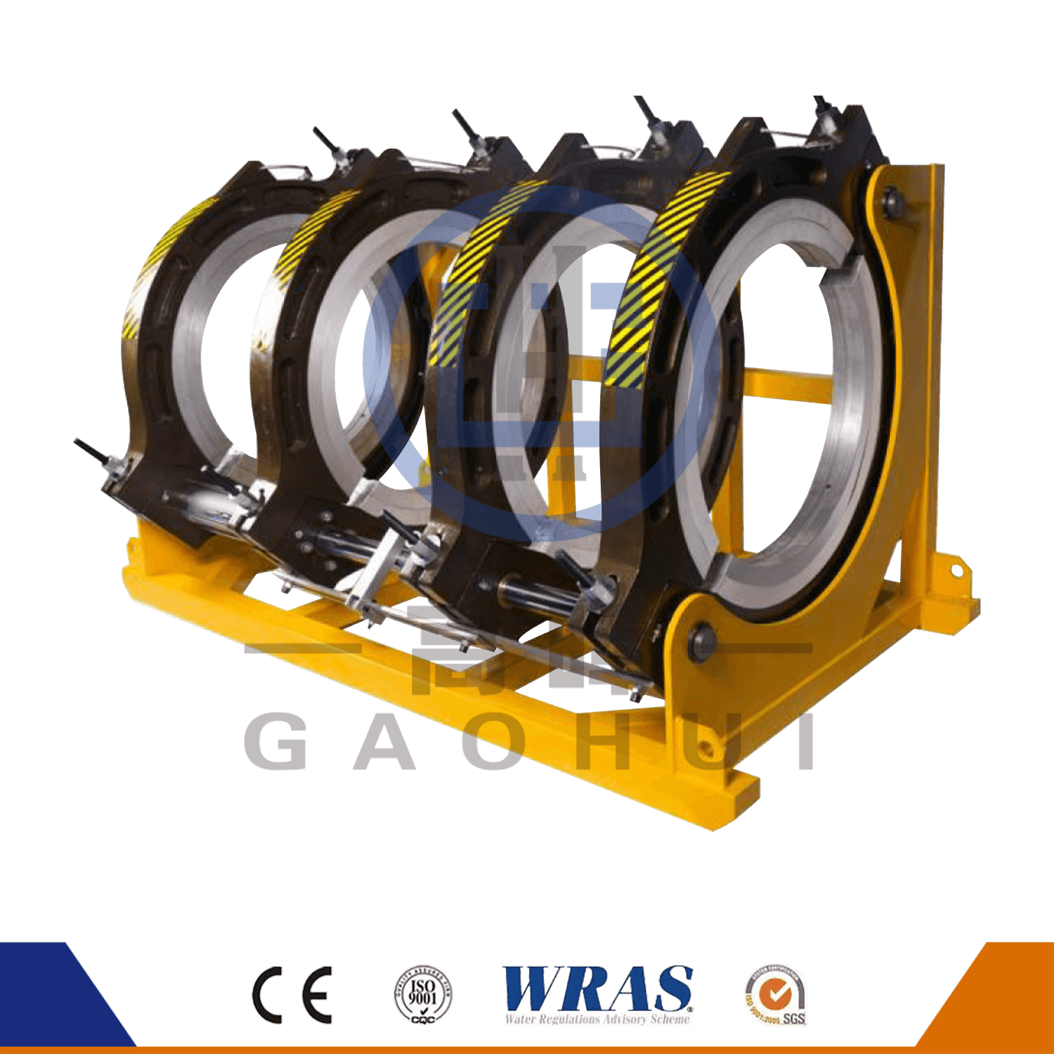 500 HDPE Hydraulic semi-automatic heat fusion welding machine